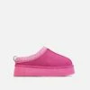 EGO Tazmin Aztec Detail Faux Fur Lining Platform Slipper In Pink Faux Suede -EGO Sales Store 1 sq