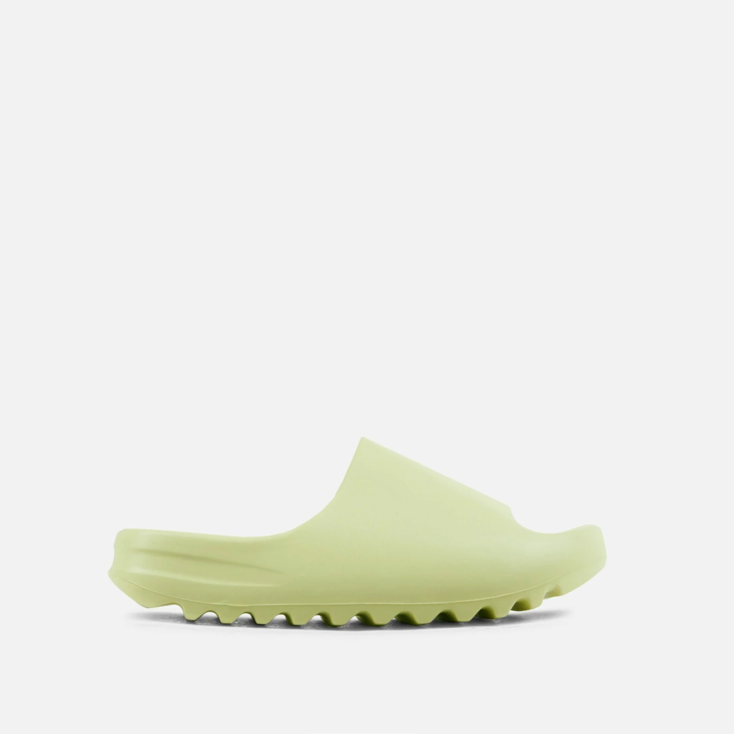 EGO Playoff Flat Slider Sandal In Khaki Rubber 3 EGO Playoff Flat Slider Sandal In Khaki Rubber