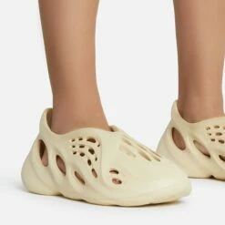 EGO Super-Bass Cut Out Detail Slip On In Cream Rubber -EGO Sales Store superbass 10783 copy 1