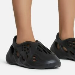 EGO Super-Bass Cut Out Detail Slip On In Black Rubber -EGO Sales Store superbass 10787 copy 1