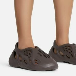 EGO Super-Bass Cut Out Detail Slip On In Brown Rubber -EGO Sales Store superbass 10791 copy 1