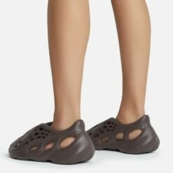 EGO Super-Bass Cut Out Detail Slip On In Brown Rubber -EGO Sales Store superbass 10792 copy 1