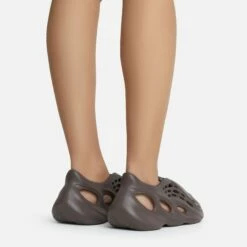 EGO Super-Bass Cut Out Detail Slip On In Brown Rubber -EGO Sales Store superbass 10793 copy 1